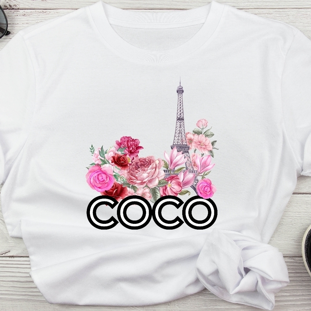 Short Sleeve Unisex Tee: "Paris Design"​